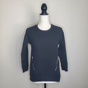 Aritzia Black Jacquard Sweater XXS